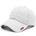 thumbnail image 2 of Vintage Cotton Washed Adjustable Baseball Caps Men Unstructured Low Profile Plain Classic Retro Dad Hat, 2 of 2