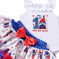 thumbnail image 5 of Staki Newborn Infant Baby Girl Clothes 4th of July Romper Shorts Set Floral Summer Outfits Cute Baby Clothes Girl 6M 12M 24M,1-3 Months, 5 of 5