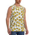 thumbnail image 2 of Fotbe Beer Men's Camiseta sin Mangas Estampada para Hombres, Playera Casual para Gimnasio, Entrenamiento, Playa-3X-Large, 2 of 7