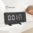 thumbnail image 4 of Reloj despertador ANGGREK reloj despertador digital con función de termómetro oficina para el hogar, 4 of 8