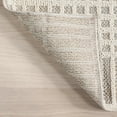 thumbnail image 3 of nuLOOM Yulia Geometric Bands Machine Washable Area Rug, 2' x 3', Yulia Light Grey, 3 of 7
