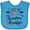 Turquoise, variant on Inktastic I Love My Grandma and Grandpa Heart and Arrows Boys or Girls Baby Bib