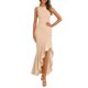thumbnail image 1 of Vestido largo PRETTYGARDEN 2025 sin mangas con volantes para mujer, 1 of 9