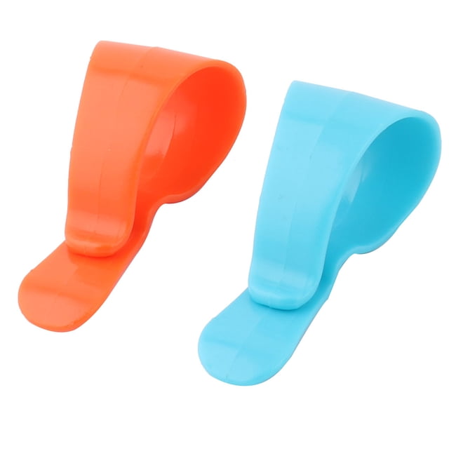 Coche Clip de Visera Gafas de Sol Tarjeta Sostenedor Azul Naranja
