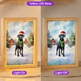thumbnail image 2 of Hello Winter Great Dane Frosty Morning Walk Welcome Snowy Christmas Acrylic Plaque with Wood Photo Frame Box Danes Dog Lover Gifts Light Box - 02018, 2 of 5