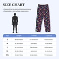 thumbnail image 4 of Picia mushroom color Skull Mens Soft Woven Cotton Elastic Waistband Sleep Pajama Pant Lounge Sleep Pant With Pockets And Drawstring-Small, 4 of 9