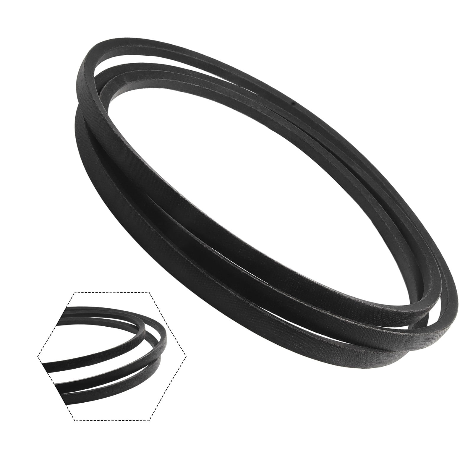 Replacement Mower Deck Belt for Craftsman 42-Inch Lawn Mowers, for Models 144959 12012 532144959 5128 197253 532197253, Durable Composite Rubber with Steel Cords