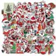 thumbnail image 2 of Pegatinas navideñas, 50 pegatinas de vinilo impermeables para niños, adolescentes, decoración del hogar y la escuela, botellas de agua., 2 of 5