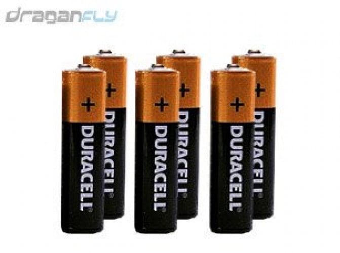 6 (Six) Alkaline AA Batteries For Your Transmitter