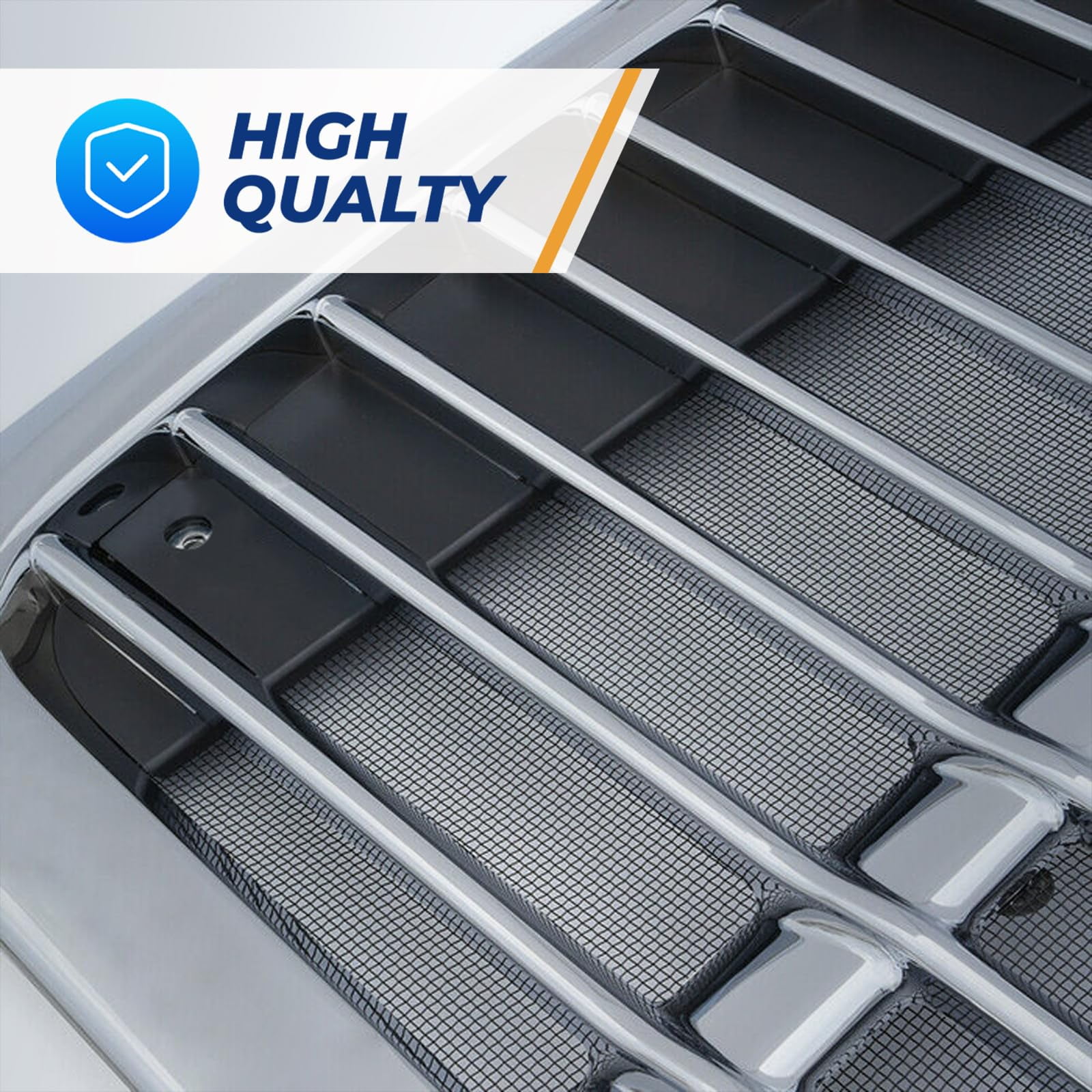 TORQUE Replacement Chrome Grill Grille for 2008-2017 Freightliner Cascadia Trucks with Bug Screen (TR032)