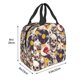 thumbnail image 3 of Easygdp lips record rock Skull Bolsa Térmica Premium - Tela Oxford Impermeable, Gran Capacidad, Bolsillo Frontal, Unisex para Trabajo, Escuela, Actividades al Aire Libre y Picnics, 3 of 8