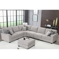 thumbnail image 3 of Flexible Combination Modular Sectional Sofa Charcoal, 3 of 10