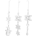 thumbnail image 1 of Adornos colgantes de Navidad, copos de nieve acrílicos, decoraciones para árboles de Navidad, 3 uds., 1 of 6