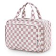 thumbnail image 1 of Neceser de viaje Narwey para mujer, organizador grande para maquillaje, neceser colgante para art&#2013265933culos esenciales, accesorios y cosm&#2013265929ticos (cuadrado, 1 of 9