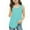 Turquoise, variant on longantii Girls Tank Tops Kids Crewneck Sleeveless Summer Tops Solid Color Casual Shirts Dancewear Outfits 2026 Black 6-7 Years