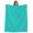 Turquoise Aqua, variant on Turquoise Throw Blanket, Flannel Fleece Blanket with Striped Design for Couch, Modern Pure Turquoise Soft Breathable All Season Plush Blankets for Sofa Office Bed 50"x60"