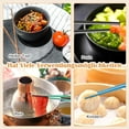 thumbnail image 1 of Becaristey 7a Set Of 2 Stainless Steel Multicolored Metal Chopsticks Size Safe And Lightweight Premium, 1 of 6