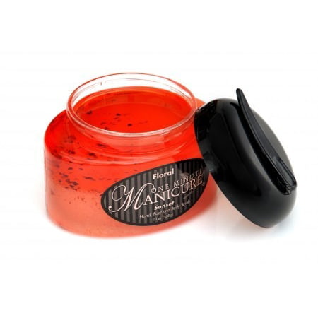 One Minute Manicure - Hand, Foot, and Body Scrub - Option : 13 oz / Floral (Best Hand And Foot Scrub)