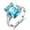 10, variant on Sea Blue Zircon Rings for Women Elegant Fashion Jewelry Sparkling Statement Gift Versatile Everyday Wear Gifts