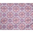 thumbnail image 4 of oneOone Polyester Lycra Dusty Purple Fabric Artistic Flower & Shapes Geometric Diy Clothing Quilting Fabric Print Fabric By Yard 56 Inch Wide, 4 of 4