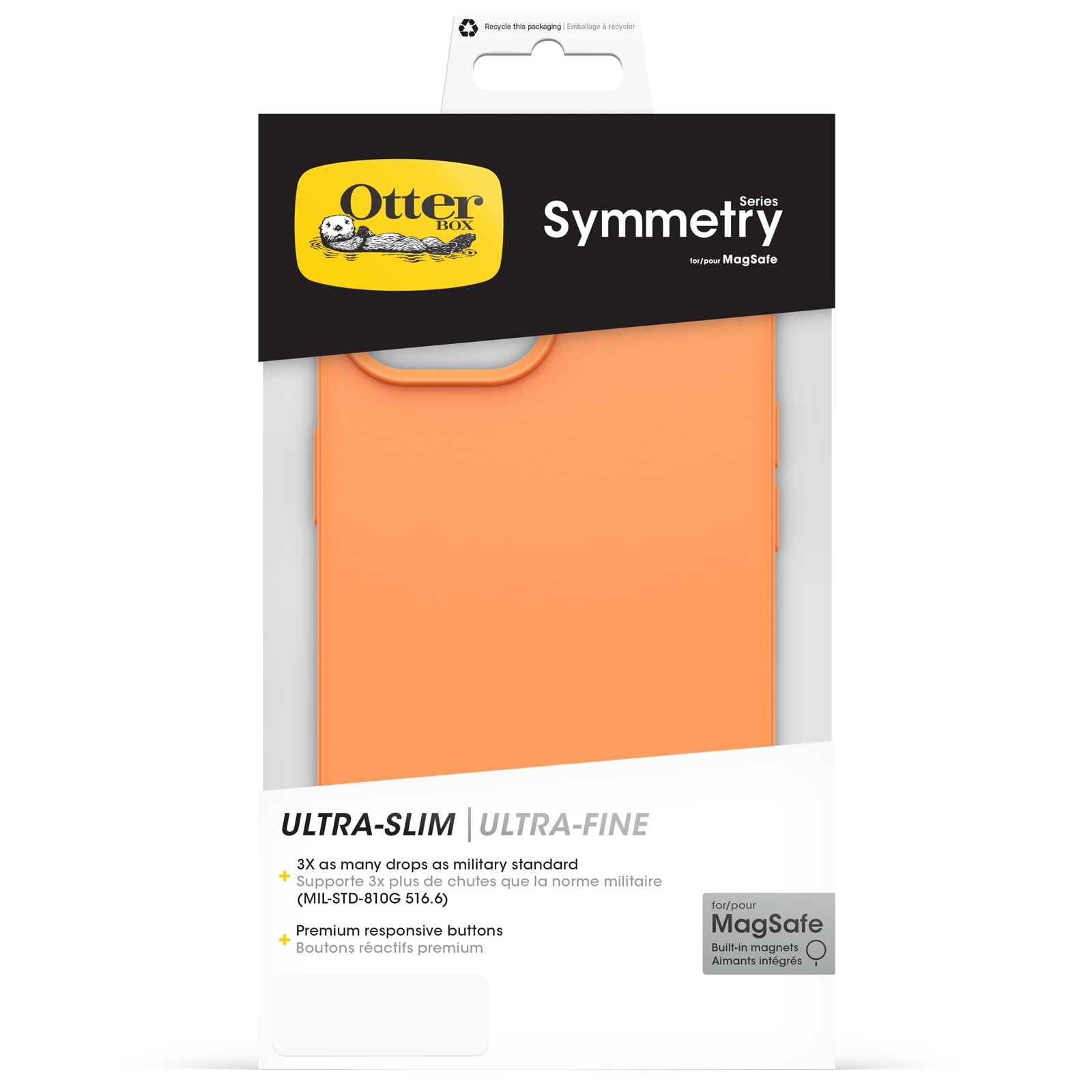 OtterBox Symmetry Series for MagSafe Case for Apple iPhone 16e, iPhone 15, iPhone 14, and iPhone 13 - Sunstone