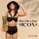 thumbnail image 5 of Fundas de baño Ostomy Swimwear SIIL para mujer, colostomía, color negro, 5 of 8