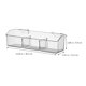 thumbnail image 2 of HAMPPLIES Organizador Para Puerta De Cocina Transparente Sin Clavos Para Guardar Especias Y Verduras, 2 of 8