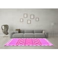 thumbnail image 3 of Ahgly Company Indoor Rectangle Abstract Pink Contemporary Area Rugs, 2' x 4', 3 of 4