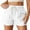 White, variant on Women Workout Shorts Plain Sport Shorts with Pockets Adjustable Tie Knot Yoga Shorts High Waisted Loose Athletic Shorts My orders