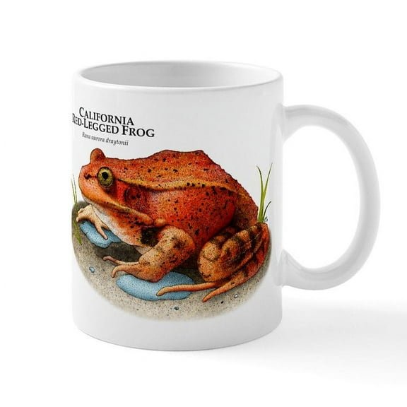 CafePress - California Red Legged Frog Mug - 11 oz Ceramic Mug - Novelty Coffee Tea Cup