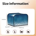 thumbnail image 5 of Haiem Christmas Snowflakes Print Toaster Covers 4 Slice Wide Slot,Bread Dust Cover & Fingerprint Protection,Bread Machine Cover,Appliance Covers, 5 of 7