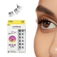 thumbnail image 3 of KISS imPRESS Falsies Press On Self Adhesive Eyelashes, Classy, Black, 12 Lash Clusters, 3 of 15