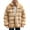 Khaki, variant on Miluxas Mens Faux Fur Coat Jacket Long Winter Warm Thicken Furry Overcoat Luxury Fluffy Fur Y2K Cardigan Outerwear White
