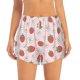 thumbnail image 2 of Balery Strawberry Floral Pantalones cortos deportivos para mujer con forro y dos bolsillos, elásticos, para entrenamiento, gimnasio, yoga-Medium, 2 of 7