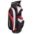 thumbnail image 2 of Prosimmon Tour 14 Way Cart Golf Bag Black, Red, 2 of 6