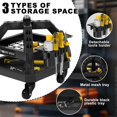 thumbnail image 3 of Banqueta Rodante para Taller FREEKYROCK Negra de Alta Resistencia para Garage, 3 of 9