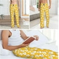 thumbnail image 6 of PISONIC Funny Mens Pajama Pants Lounge Men's Pajama Bottoms Soft Sleep Pants With Pockets Drawstring, 6 of 7