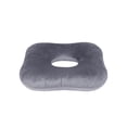 thumbnail image 2 of Almohada de dona rellena, cojín para dolor de espalda, portátil, multiusos, resistente Gris, 2 of 8