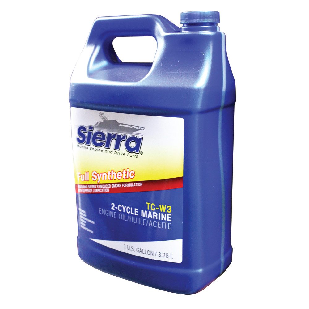 Sierra 18-9540-3 Full Synthetic 2-Stroke Outboard Engine Oil - 1 Gallon ...