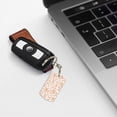 thumbnail image 6 of Goofa Simple Fruit Printed Rectangular Metal Keychain Bag Charm Floral Charm for Purse Keys Metal Keyring Gift for Women Accessories, 6 of 7