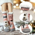 thumbnail image 3 of AMITOFO Slipper Socks for Women Winter Warm Fuzzy Sherpa Socks Non Slip Grips Cartoon Animals Fluffy Floor Socks Womens Girls Xmas Gift, 3 of 7
