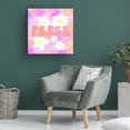 thumbnail image 3 of Canvas Wall Art - Tina Lavoie 'Peace' Wall Art for Living Room, Bedroom, or Office Décor by Trademark Fine Art - 14 x 14 Inches, 3 of 4