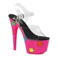 thumbnail image 2 of Women's Pleaser Adore 708UVG Ankle-Strap Platform Sandal, 2 of 3