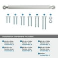 thumbnail image 4 of Amerock Cowrie 12 inch (305mm) Center-to-Center Polished Chrome Appliance Pull, 4 of 6
