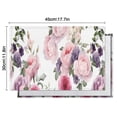 thumbnail image 5 of Pioneer Flower Floral Print Pattern Summer Placemats Table Placemats Set Of 6-Linen Kitchen Washable Placemats Table Mats 12x18 Inch Non-Slip Heat Resistant, 5 of 5