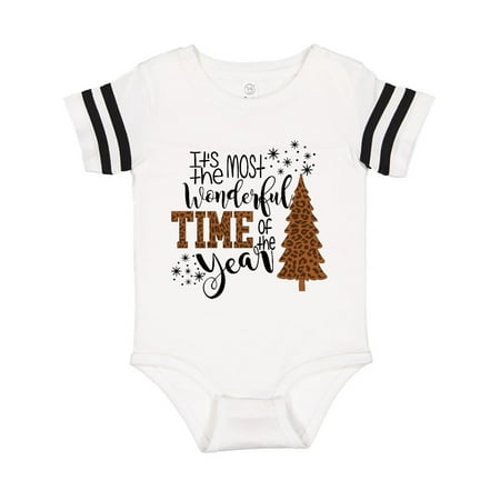 

Inktastic Christmas It s the Most Wonderful Time of the Year Cheetah Gift Baby Boy or Baby Girl Bodysuit