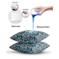 thumbnail image 6 of Waterproof Outdoor Throw Pillows with Inserts 12"x20" Set of 2,Navy Blue Spring Floral Decorative Pillowcases for Couch Bedroom,Farmhouse Flowers Elegant Pastoral Pillow Covers for Sofa Living Room, 6 of 8