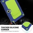 thumbnail image 3 of FIEWESEY Shockproof Rugged Kids Case for MAGCH M210/M101/L21/ZONKO K118/K116/Feonal K116/MEIZE K116/K118/Xiashuanghu RS10/Kaktin/TPSPAD Android 10 10 inch Tablet+Screen Protector(Navy/Green,1 Pcs), 3 of 6