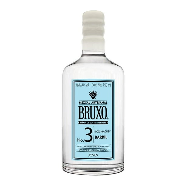 Mezcal Bruxo No.3 agave 100% barril 750 ml