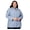 Blue Jean, variant on Women's Plus Size Rain Away Anorak Rain Jacket Black 2X